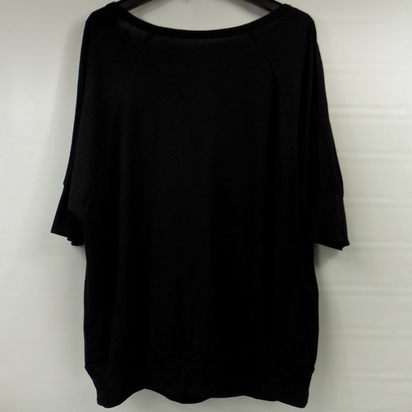Lane Bryant Black Blouse With Gold Embellishment Size 14/16 NWT - Picture 6 of 9